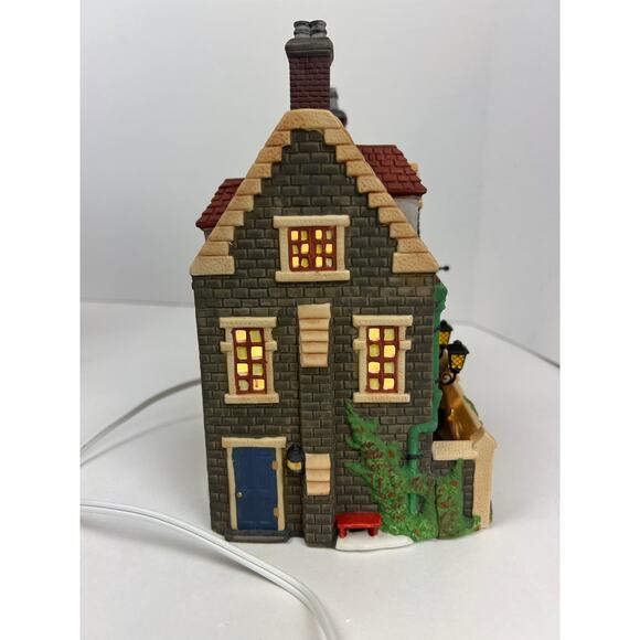 Department 56 Dickens Village Dedlock Arms 3rd Edition 1994 lighted inn - Picture 5 of 11